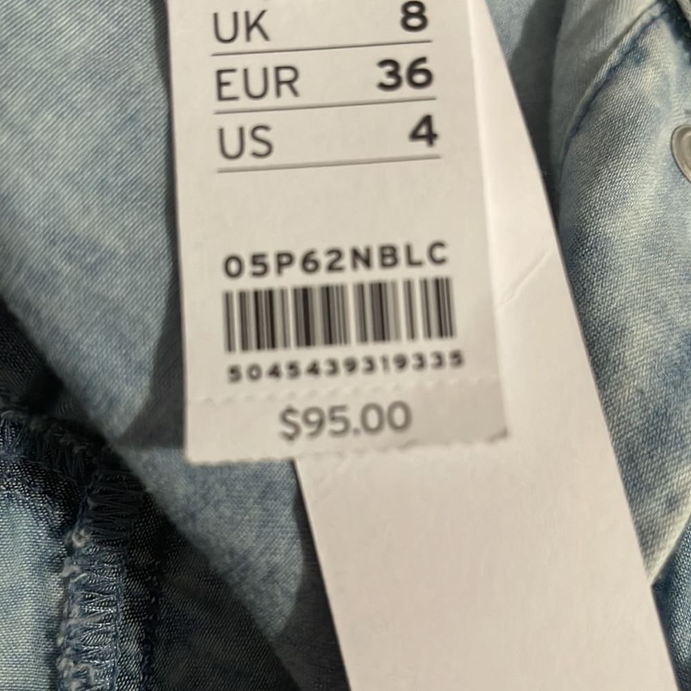 TopShop Soft Denim Jumpsuit - Picture 6 of 6